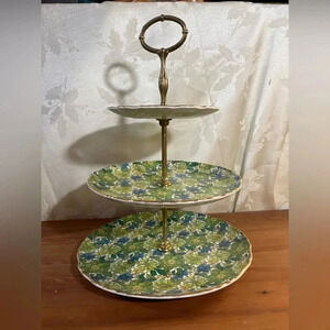 James Kent Three Tier Cake Plate/Stand Old Foley